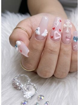 Nail salon LUMIERE 津田沼店/持ち込みキラキラネイル