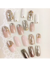 ネイルサロン ティアラリュクス 市川北口店(Tiara Luxe)/ミラーネイル