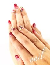 シキ(SIKI)/花柄お任せネイル１