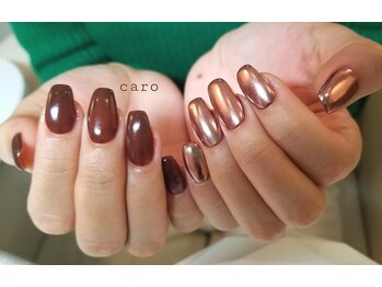 カロ スリムアンドビューティー(caro)/ミラーネイル