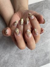 ネイル フライガール(nail FLY GIRL)/インクぷっくりデザイン