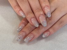 アルティノ ネイル ガーデン(altino nail garden)/ラメグラ/キラキラ/ガーリー