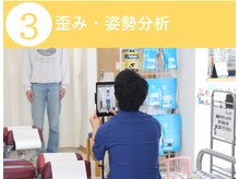 おざき鍼灸接骨院/【流れ3】iPadで歪み・姿勢分析