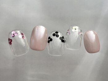 アイネイルズ 恵比寿店(I nails)/ホロフラワー7480円