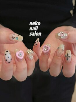 ネコ(Neko)/持ち込みアート　ドット　y2k