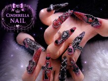 シンデレラネイル(CINDERELLA NAIL)/【チップ長さ出しネイル】