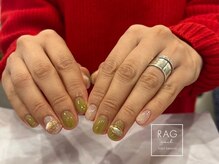 ラグ ネイル(RAG nail)/ニュアンス/ピスタチオカラー