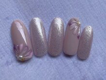 ネイルアンドアイラッシュスタジオ シュシュ(chouchou)/ぷっくりお花・あじさい・梅雨