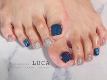 ネイルアトリエルカ(nail atelier LUCA)/M-840 ネイビーマグネットネイル