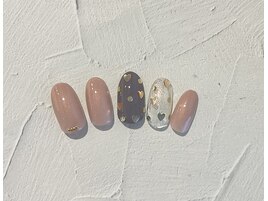 ハートホロネイル