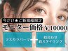 ご新規様限定★マスカラパーマ&似合わせアイブロウwax ￥13650→￥10000