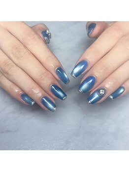 シフォンネイル(Shifon.nail_)/マグネットネイル