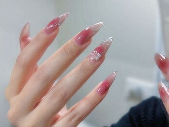ルリア 蒲田店(loulia)の写真/周りに褒められるガーリーなデザイン多数。フォトギャラ更新中*細部の質感/奥行きにこだわるアートを。