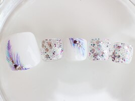 春夏フット　フェザーアート