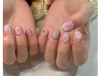 ネイルサロン ティフィン(tiffin)/~質感いろいろネイル~