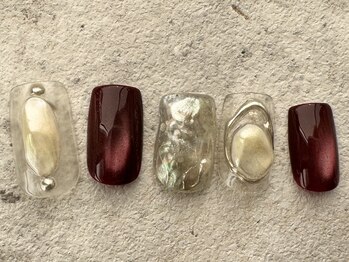 シープラスエー(C+A)/天然パール風ネイル