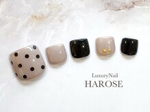 ラグジュアリーネイル ハローズ(HAROSE)/フットマンスリージェルコース