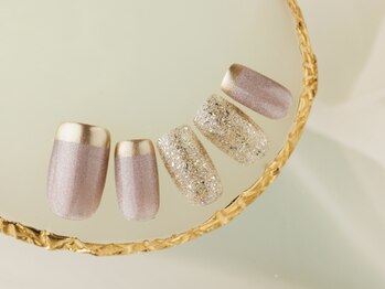 エムスラッシュ センター南(M.SLASH)/ミラーフレンチネイル