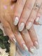 アンジェ ガーデン ビューティー(Ange Garden Beauty)の写真/シンプルだけど気分が上がる！ついつい指先を見てしまう♪魅力を引き立てるあなたらしいデザインをご提案☆