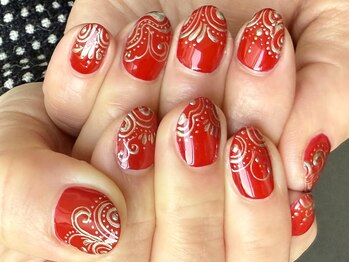 ブランシュ 藤沢(Blanche)/オーダーメイドネイル 深紅