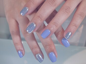 ミエル 日吉店(miel)/ワンカラー×オーロラ