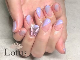 青空バタフライネイル★