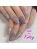 hand gel nails, one color or glitter ¥6000→ ¥5000
