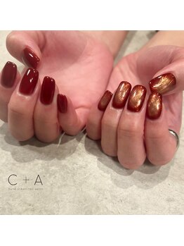 シープラスエー(C+A)/上品レッドネイル