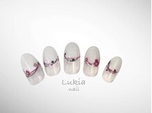 ルキア(Lukia)/冬おすすめ☆シンプルネイル