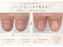 ナユネイル(na_yu.nail)の雰囲気(ジェルを続けながら育成したお爪)
