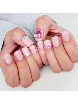ハートストーンネイル