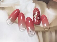 ビューティーネイルサロン クリアーズ(Clears)/グラデーションとシェル