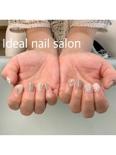 イデア(IDEAL)/ステンドグラス風ネイル