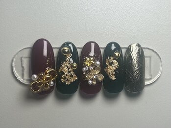 ジョアネイル(JOA Nail)/お正月/和柄/水引/ゴールド