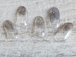 キラキラ塗りかけネイル