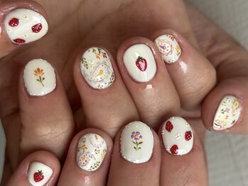 ノイスネイル(noice nail)の写真/【フィルイン対応、定額デザインから持ち込みデザインもOK！アートは全て手描きです！】