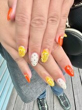 爽やかレモンネイル