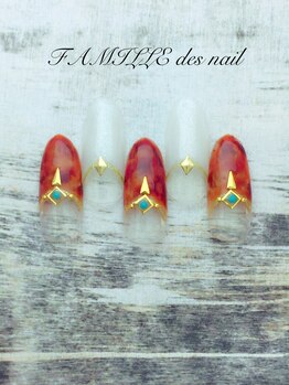 ファミーユ デ グラシュ ネイル(Famille des gracieux nail)/9月ジェルキャンペーン
