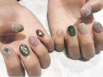 アース コアフュールボーテ 新潟中野山店 (EARTH Coiffure beaute')/ニュアンス×ワイヤー ￥8500