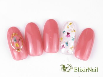 エリクサーネイル 五反田(Elixir Nail)/定額a シンプル/クーポン使用