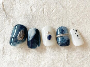 アイネイルズ 梅田店(I nails)/ダークニュアンスリング¥9200