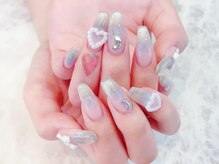 デコール 心斎橋(DECOR)/ブルーチークマグネットネイル