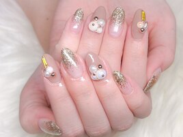 ジェル◆パールネイル