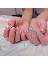 アイディールネイル(ideal nail)/チグハグフレンチマグネット