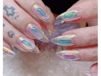 レアネイル 新宿(le'a nail)/オーロラネイル