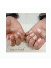 モコネイル(moco nail)/☆ワンカラー2本アート☆