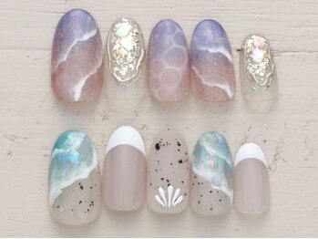 ネイルミックス 銀座店(Nail Mix)の写真/【5990円★トレンドコース(60分)】周りと差がつく最旬ネイル!毎月変わるデザインは9種類（新作7/1～）/銀座