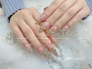 #韓国ネイル#ストーン付け放題