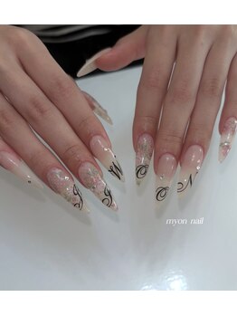 ミョンネイル(myon nail)/持ち込みデザイン♪