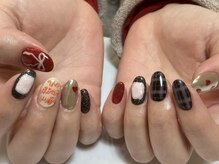 アイ ネイルズ 天神店(I nails)/韓国風手書きアート　¥6500~